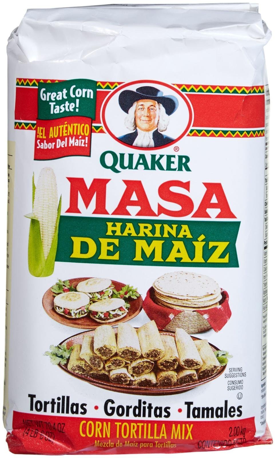 Product image of Quaker Corn Masa Harina Flour 4 lb 6 oz 6 oz